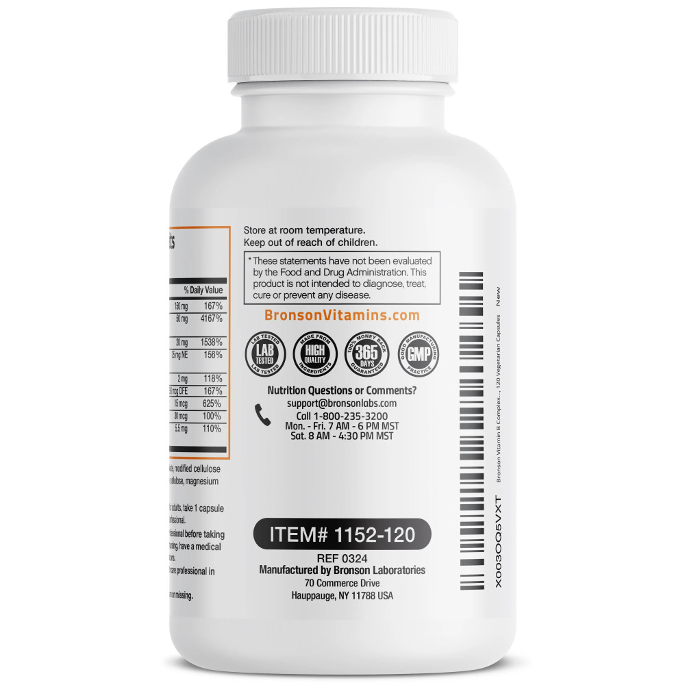 B Complex cu vitamina C – suport pentru energie si sistem nervos