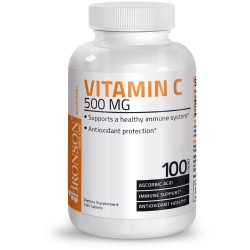 Vitamina C 500 mg 100 tbl Bronson