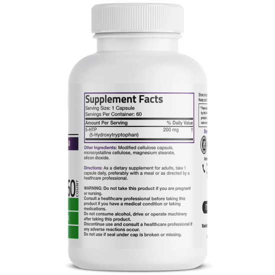 5-HTP – informatii nutritionale si ingrediente