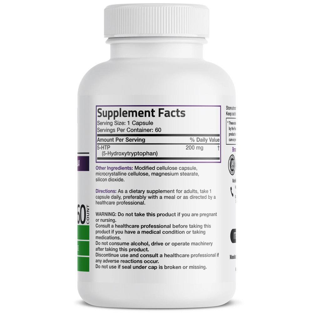 5-HTP – informatii nutritionale si ingrediente
