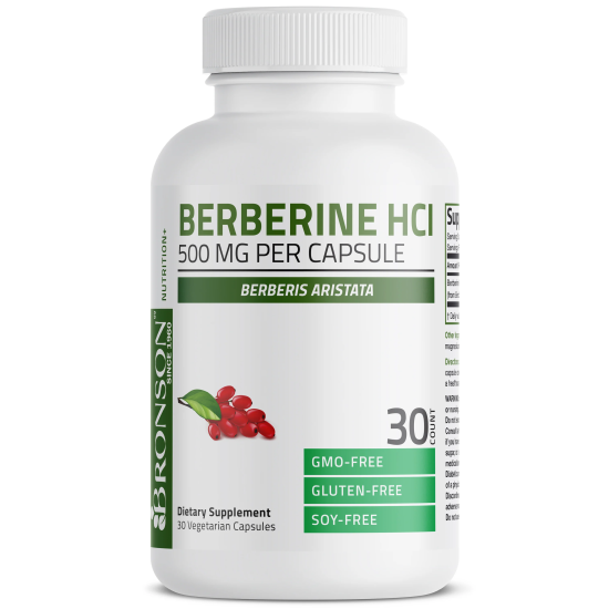 Berberina 500 mg – 30 capsule – Bronson Laboratories
