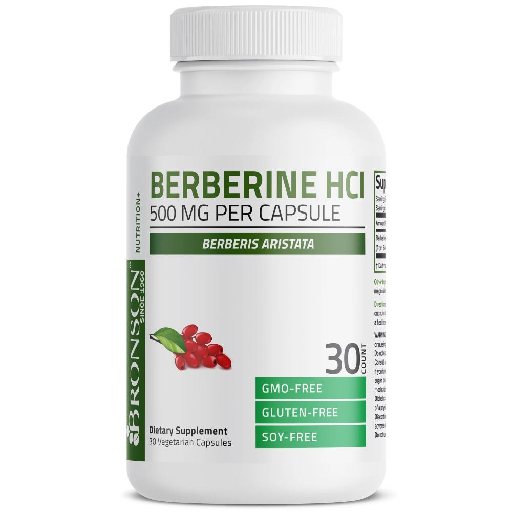 Berberina 500 mg – 30 capsule – Bronson Laboratories
