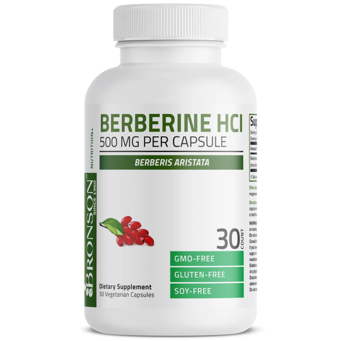 Berberina 500 mg – 30 capsule – Bronson Laboratories