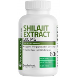 Shilajit Mumio Extract 500 mg, 120 capsule, Bronson