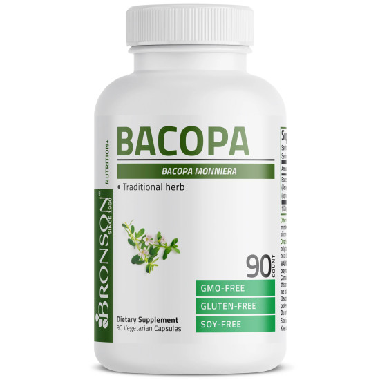 Bacopa monnieri 1200 mg – 90 capsule – Bronson Laboratories