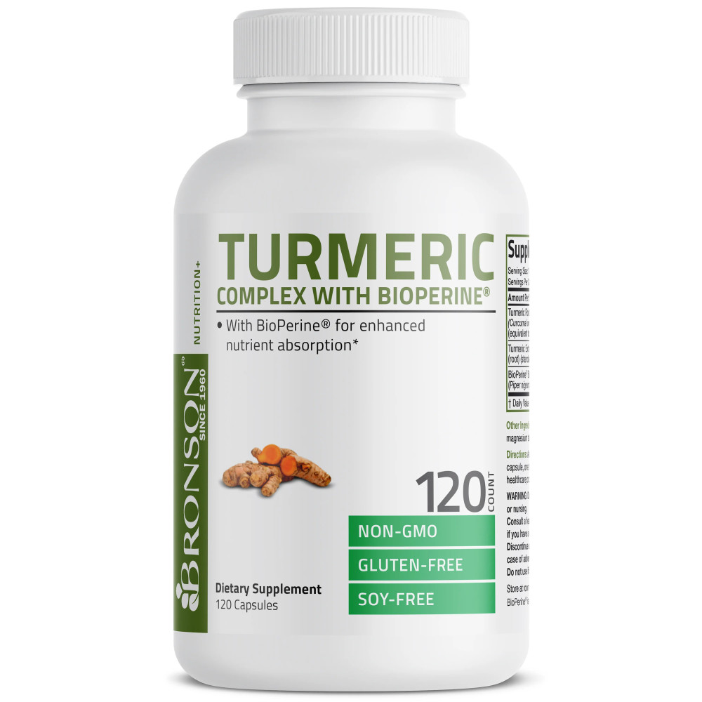 Turmeric 1000 mg cu BioPerine – 120 capsule – Bronson Laboratories