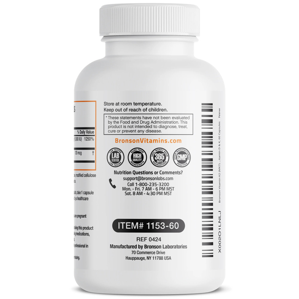 Vitamina K2 MK-7 si D3 – suport pentru oase si inima