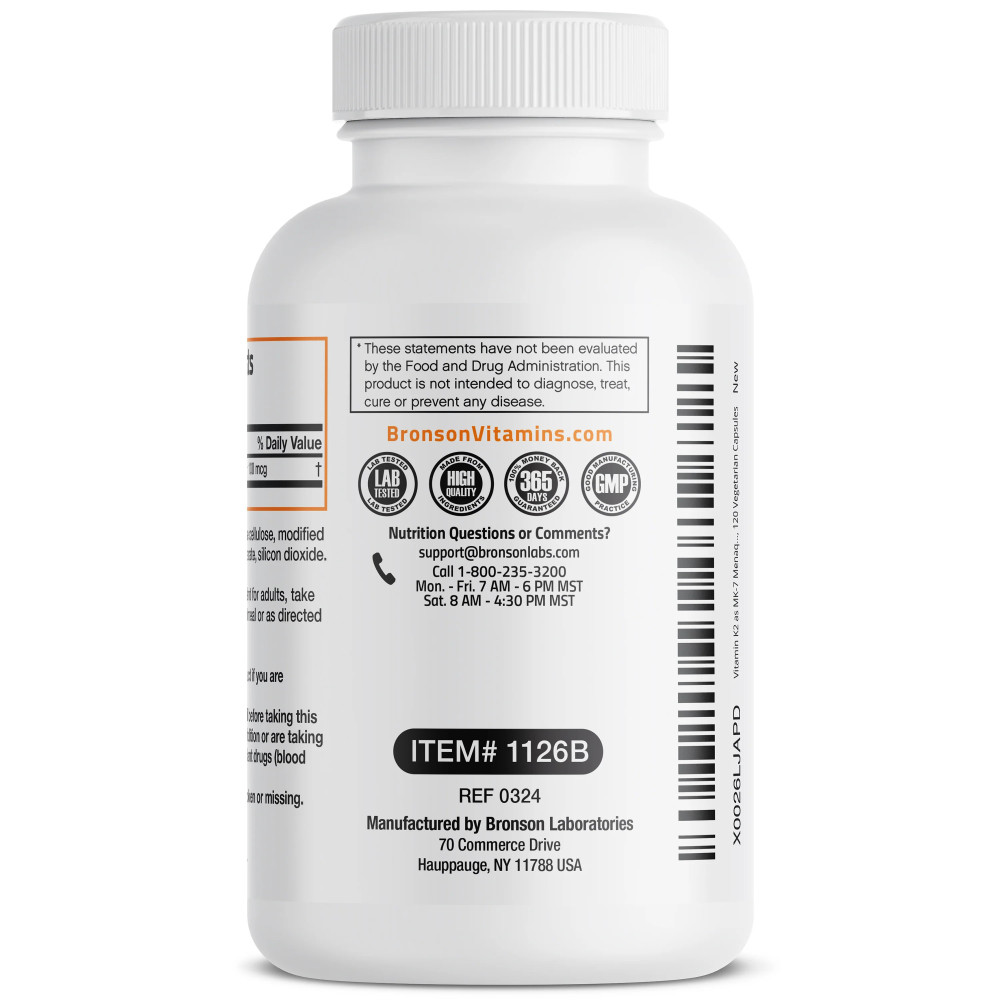 Vitamina K2 MK-7 si D3 – suport zilnic pentru oase si inima