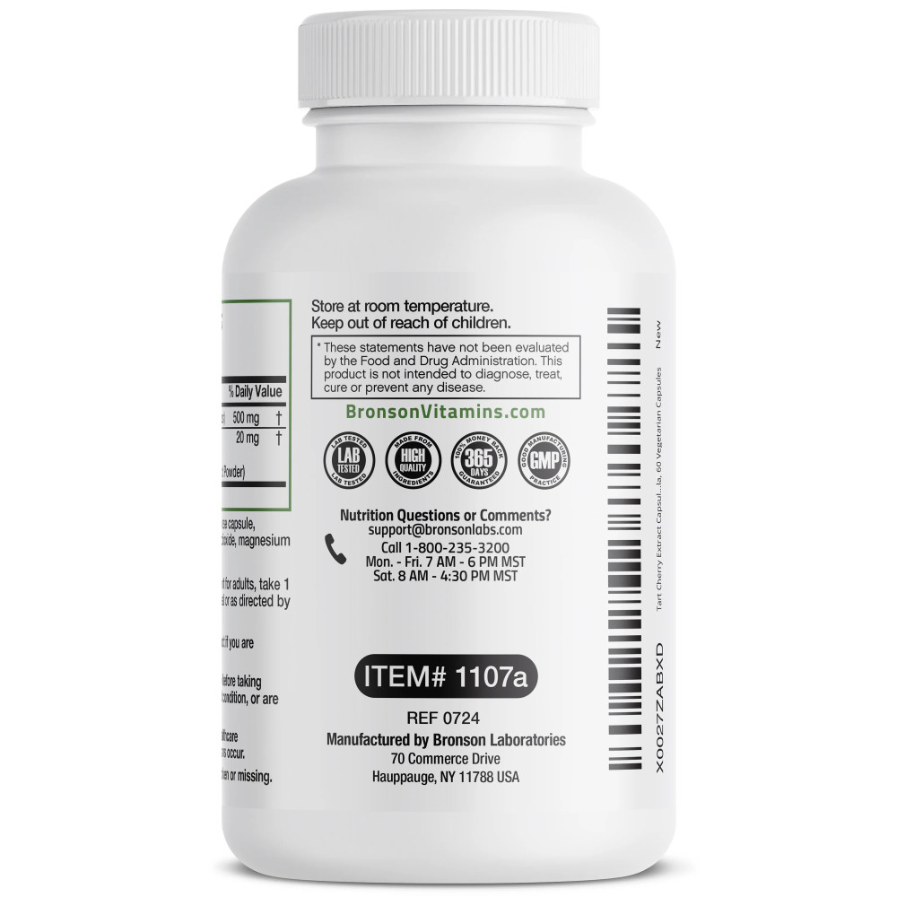 Formula 2 in 1 cu 500 mg extract de cirese amare si 120 mg seminte de telina per capsula