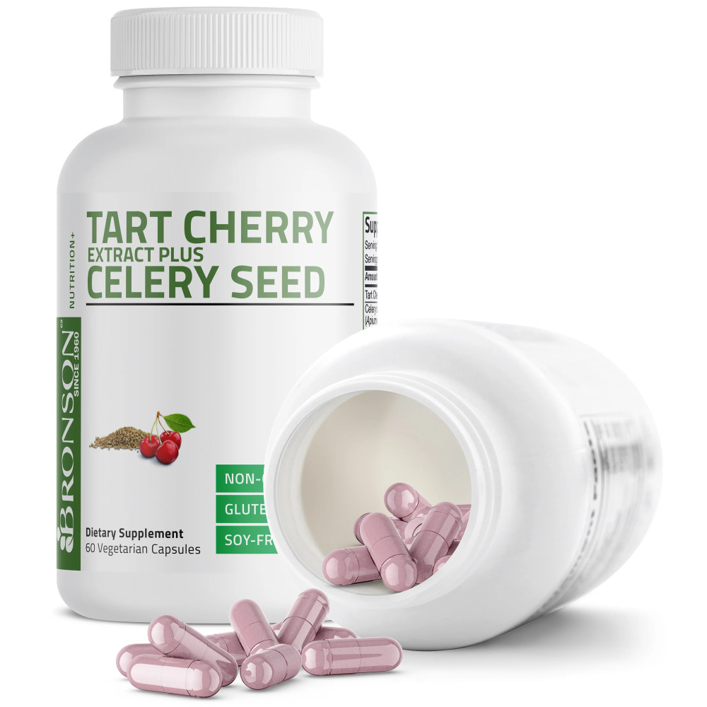 Formula 2 in 1 cu 500 mg extract de cirese amare si 120 mg seminte de telina per capsula