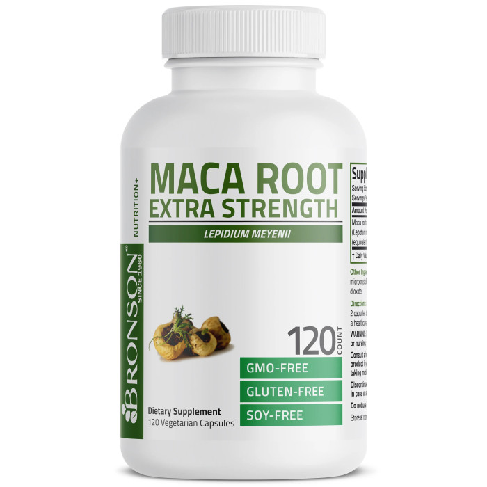 Extract de radacina de maca 4000 mg Bronson – 120 capsule