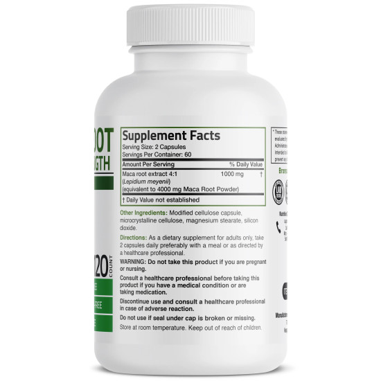 Maca radacina extract 4:1 Bronson Laboratories