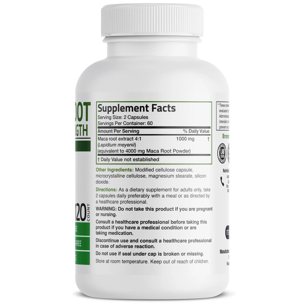 Maca radacina extract 4:1 Bronson Laboratories