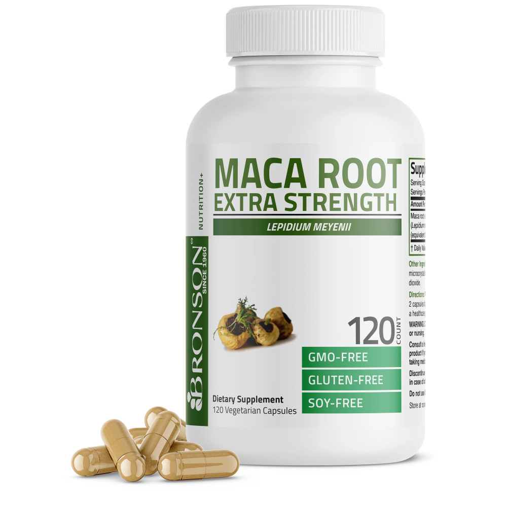 Maca Bronson capsule vegetale – fara gluten si OMG