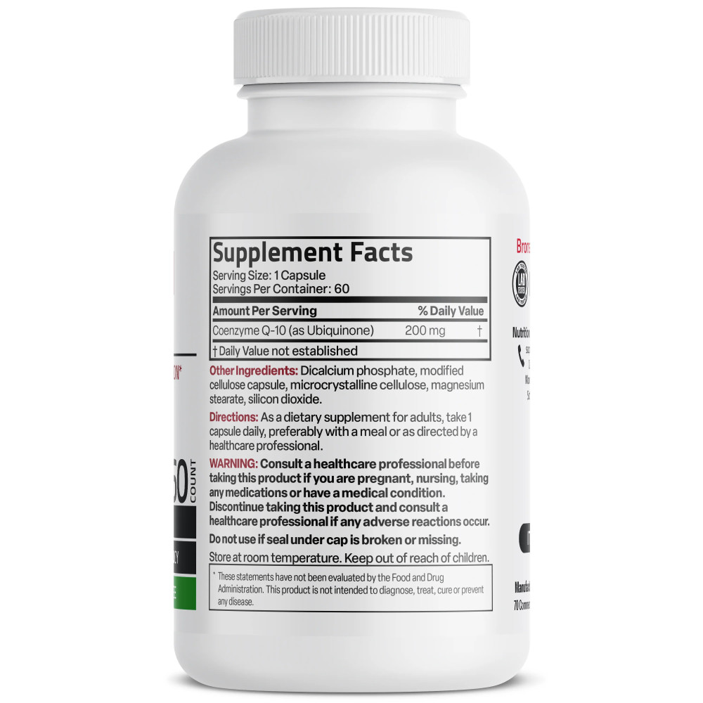 Coenzyme Q10 Bronson Laboratories – energie celulara