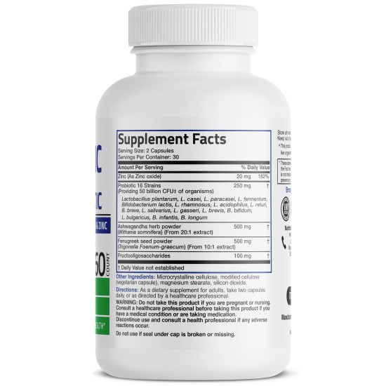 Probiotic pentru barbati cu ashwagandha si zinc