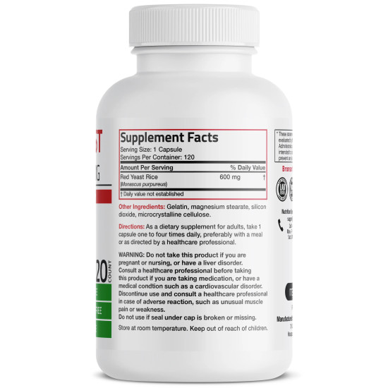 Red Yeast Rice Bronson Laboratories capsule