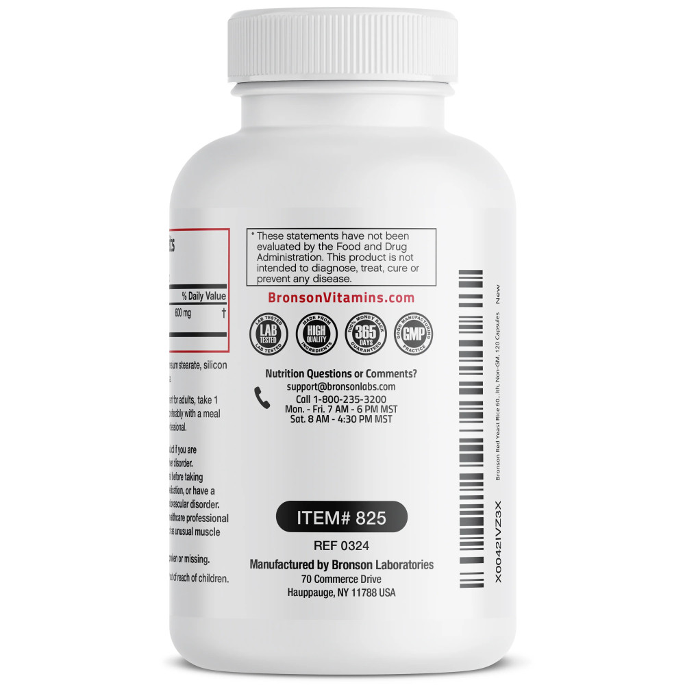 Supliment cu drojdie de orez rosu pentru sanatatea inimii