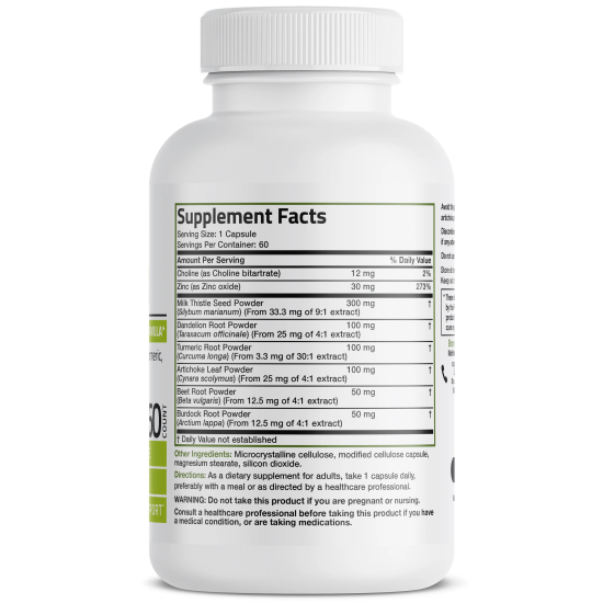 Liver Detox – informatii nutritionale si ingrediente