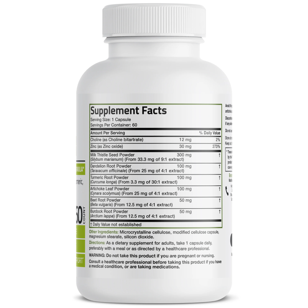 Liver Detox – informatii nutritionale si ingrediente