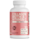 Colagen Biotina Vitamina C Bronson – 90 tablete