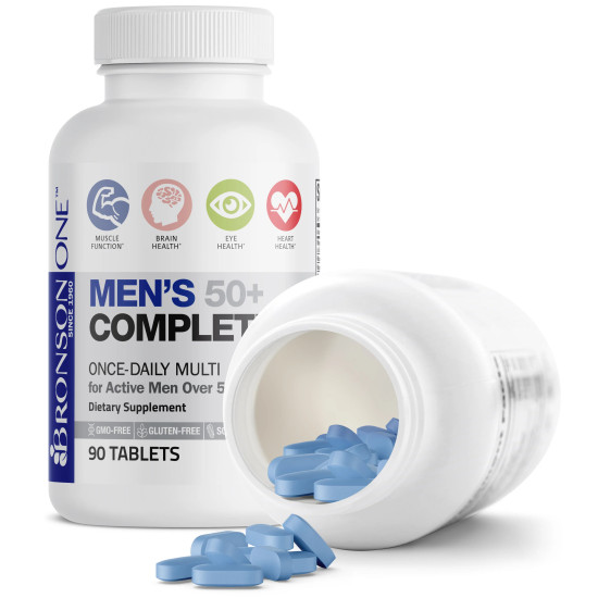 Multivitamin daily men 50+ Bronson