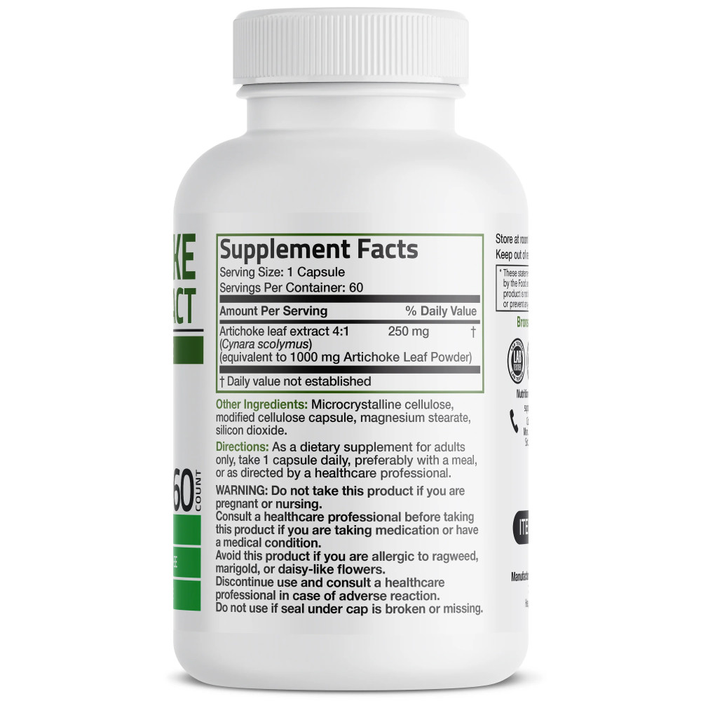 Artichoke extract Cynara scolymus capsule