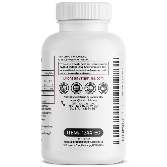 D-Manoza 500 mg Bronson | Sanatatea tractului urinar | 60 capsule