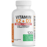 Vitamina K2 90 mcg + D3 5000 UI | 120 capsule | Bronson