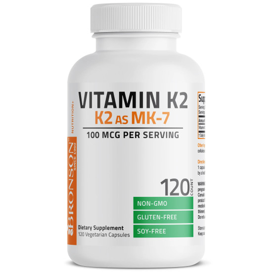 Vitamina K2 MK-7 100 mcg Bronson Laboratories