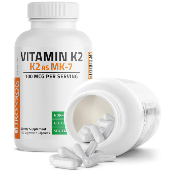 Supliment vitamina K2 120 capsule Bronson