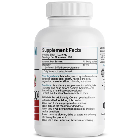 Melatonina – informatii nutritionale si ingrediente