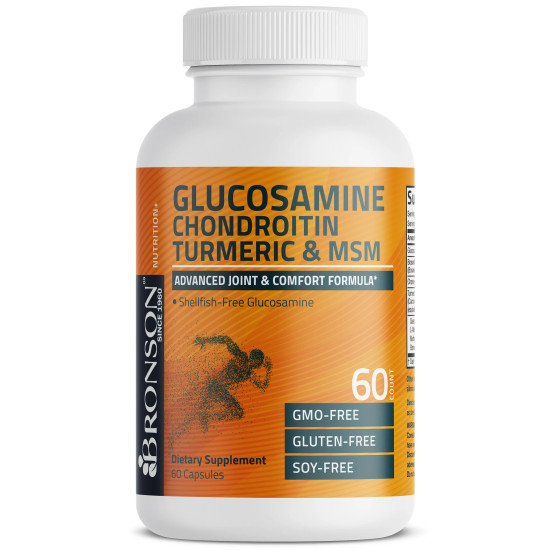 Glucozamina Chondroitin Turmeric & MSM – 90 capsule – Bronson