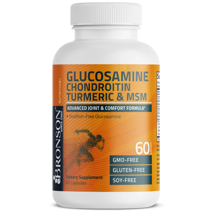 Glucozamina Chondroitin Turmeric & MSM – 90 capsule – Bronson