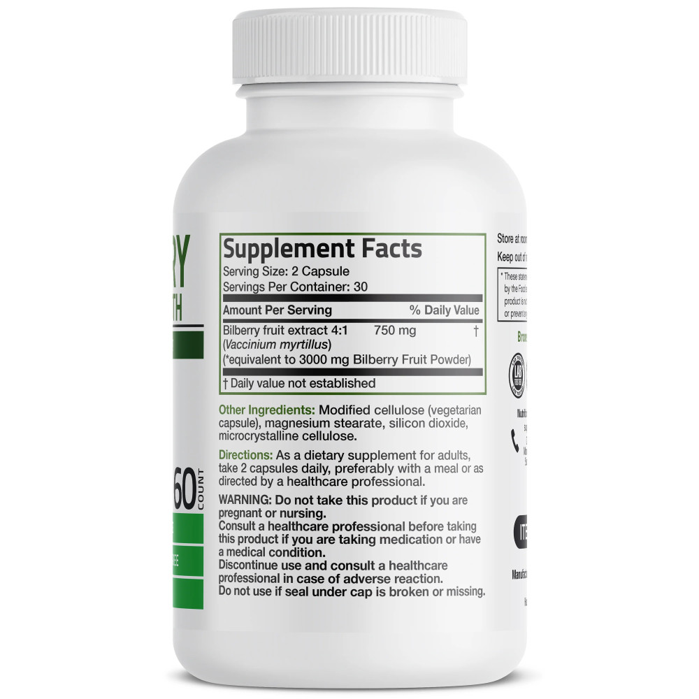 Extract de afine – informatii nutritionale si ingrediente